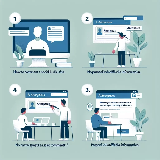 how to comment anonymously on facebook