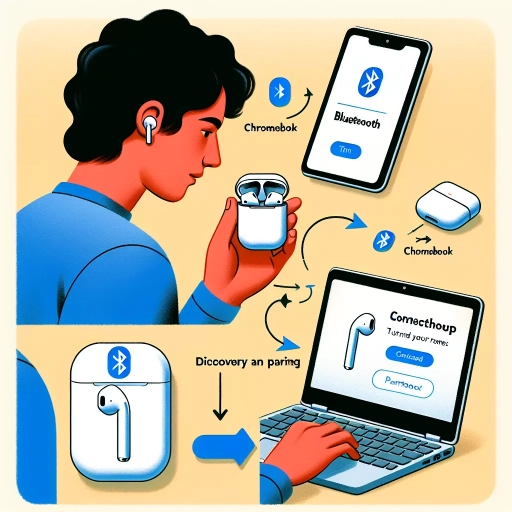 how to connect airpods to chromebook