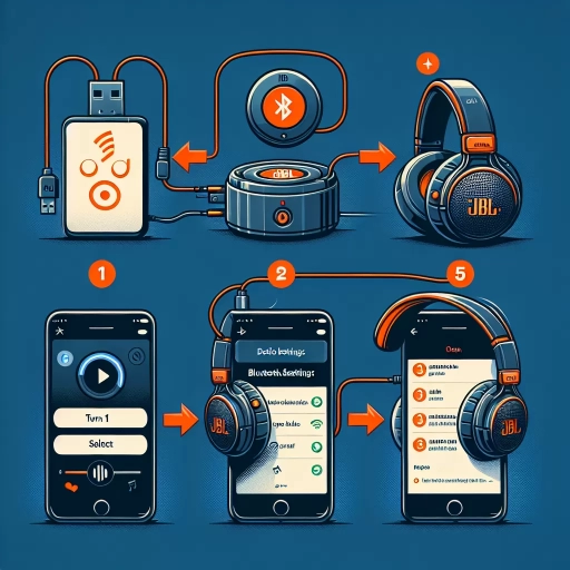 how to connect jbl headphones