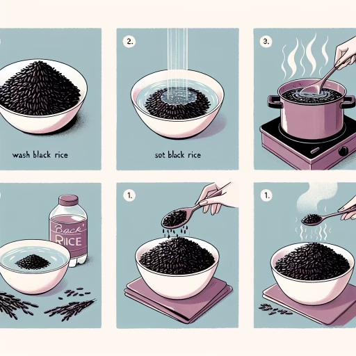 how to cook black rice