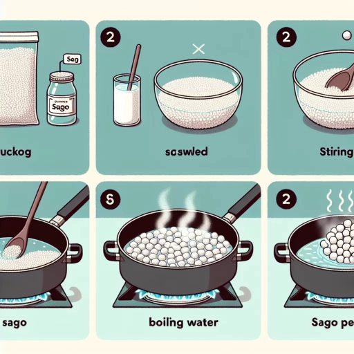 how to cook sago