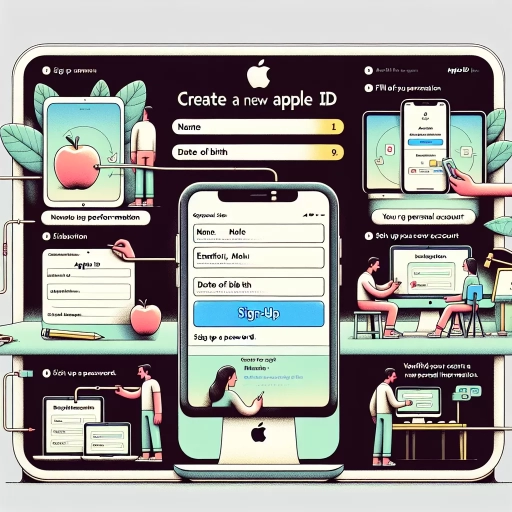 how to create a new apple id