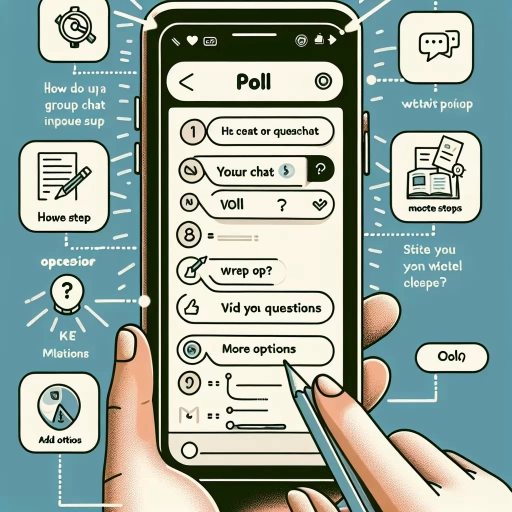 how to create a poll on whatsapp