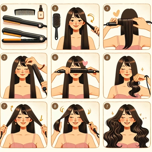 how to curl hair with a flat iron