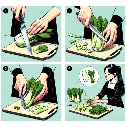 how to cut bok choy