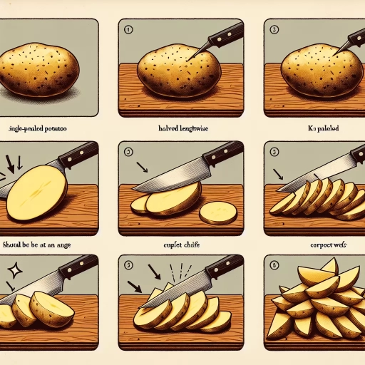 how to cut potato wedges