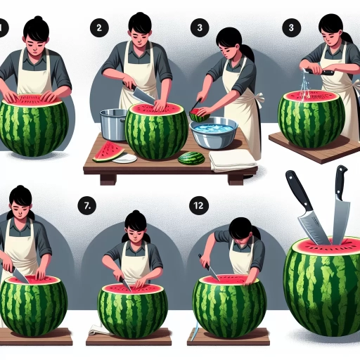 how to cut watermelon