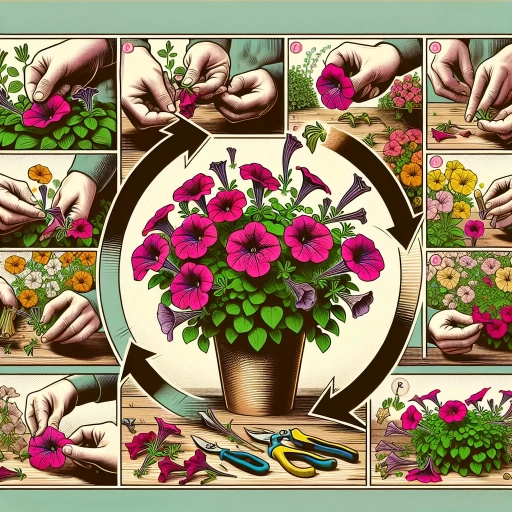 how to deadhead petunias