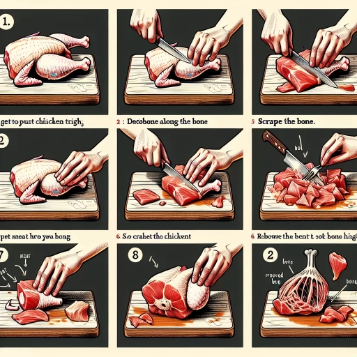 how to debone chicken thigh