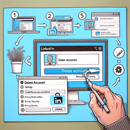 how to delete a linkedin account