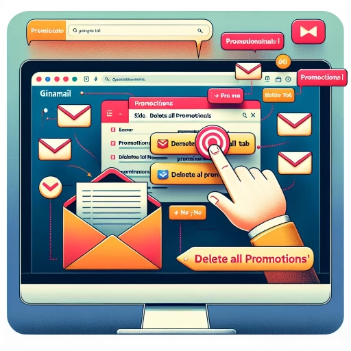 how to delete all promotions in gmail