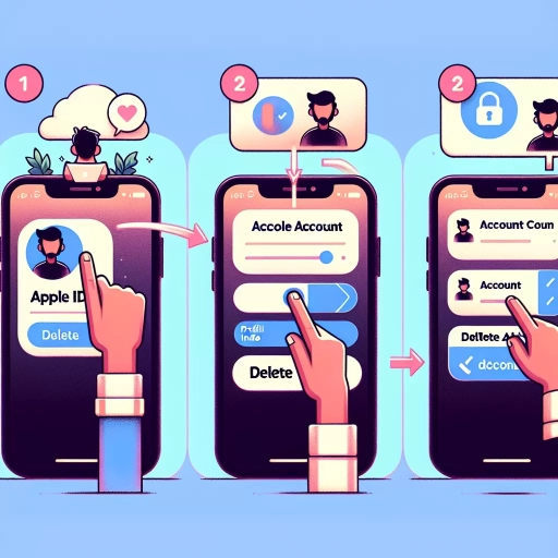 how to delete apple id