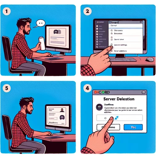 how to delete discord server