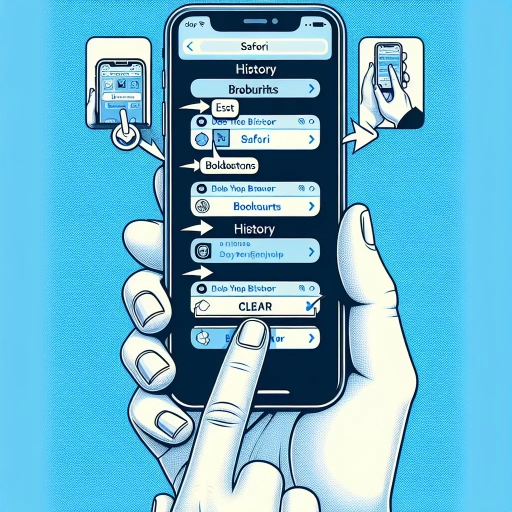 how to delete history on iphone