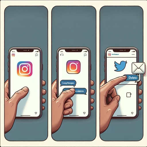 how to delete instagram messages