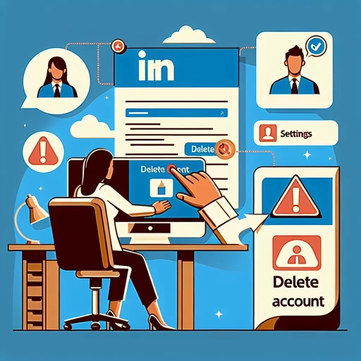 how to delete linkedin account