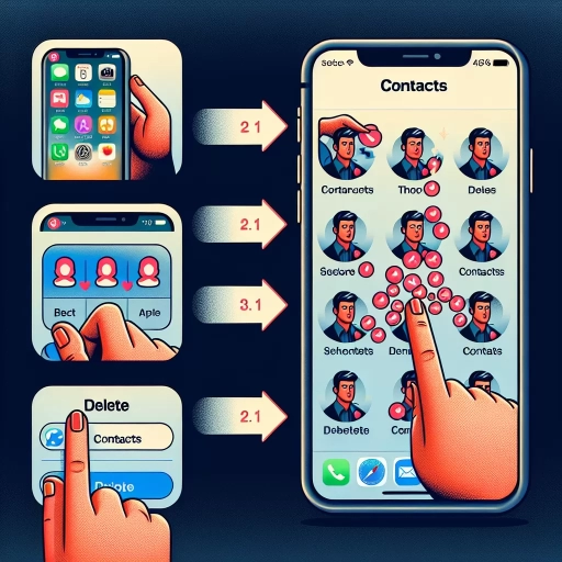 how to delete multiple contacts from iphone