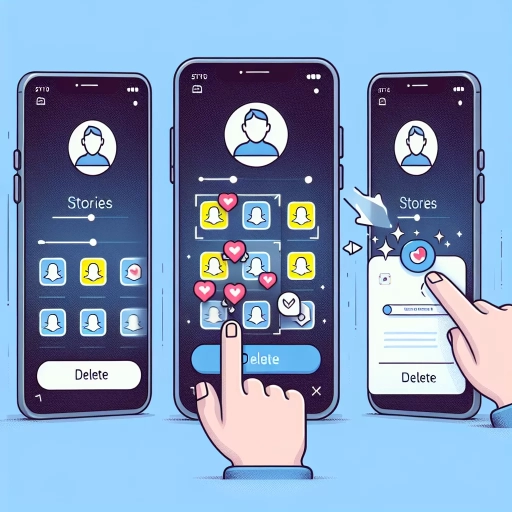 how to delete snapchat story