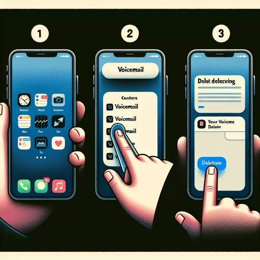 how to delete voicemail iphone