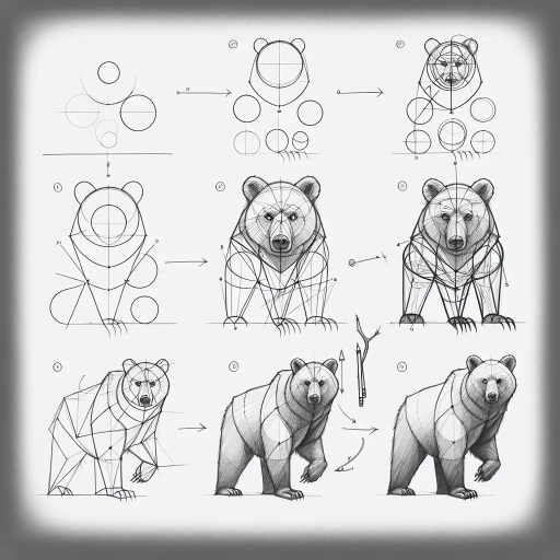 how to draw a bear