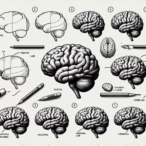 how to draw a brain