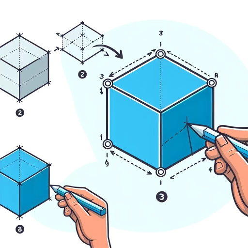 how to draw a cube