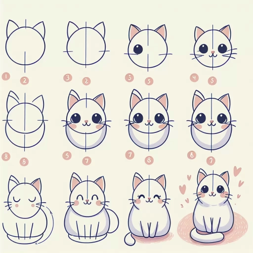 how to draw a cute cat