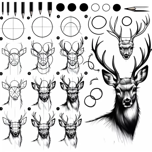 how to draw a deer