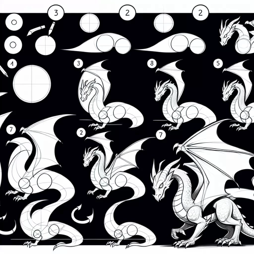 how to draw a dragon easy
