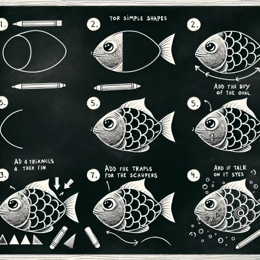 how to draw a fish