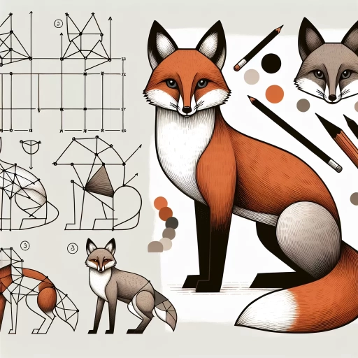 how to draw a fox