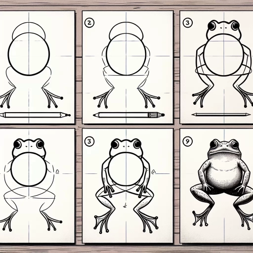 how to draw a frog