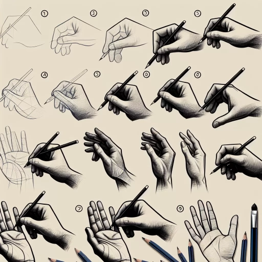 how to draw a hand