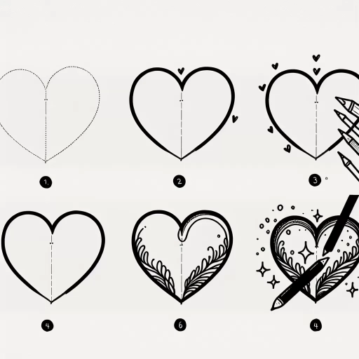 how to draw a heart