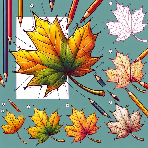 how to draw a maple leaf