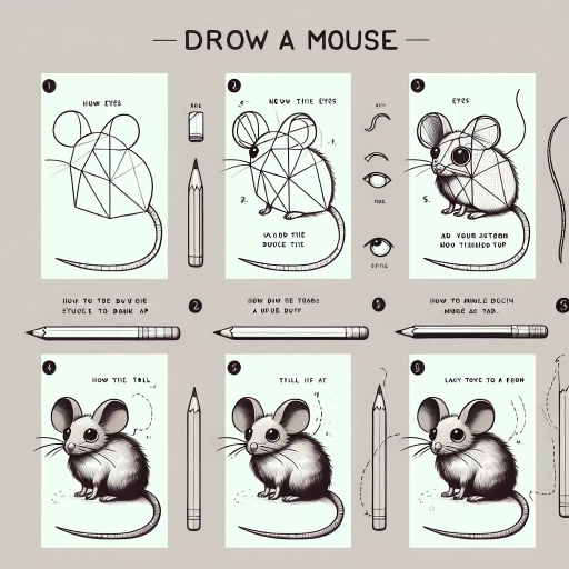how to draw a mouse