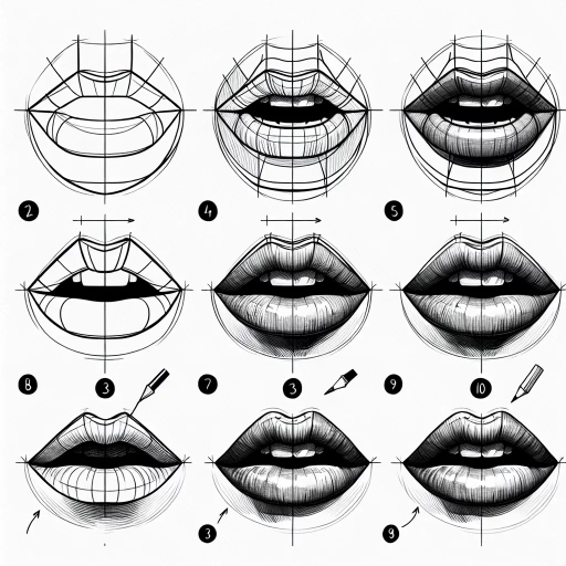 how to draw a mouth