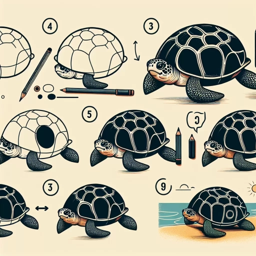 how to draw a turtle