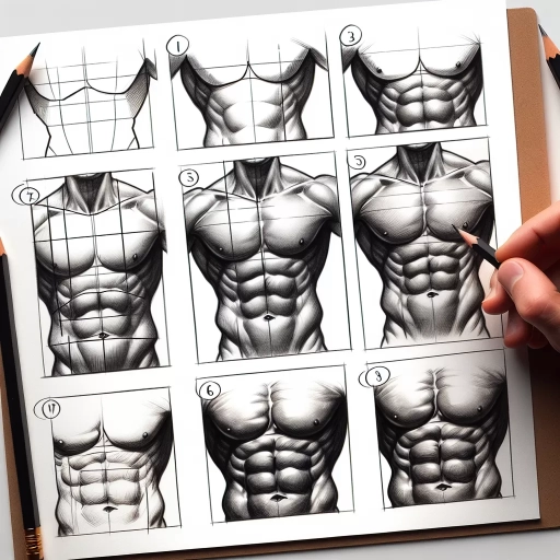 how to draw abs