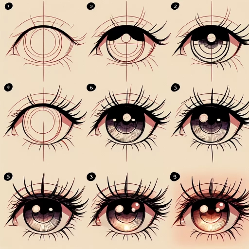 how to draw anime eyes