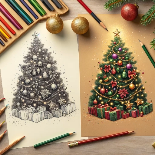 how to draw christmas