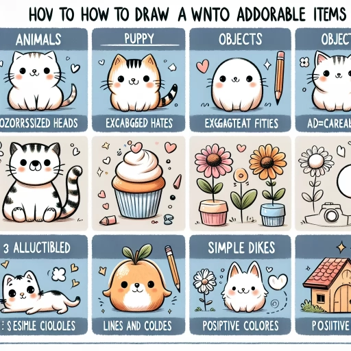 how to draw cute things