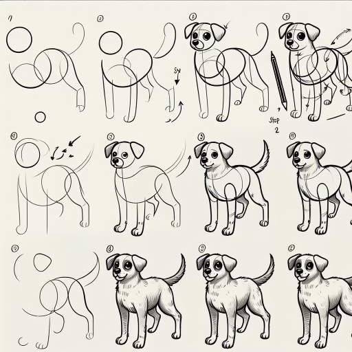 how to draw dog