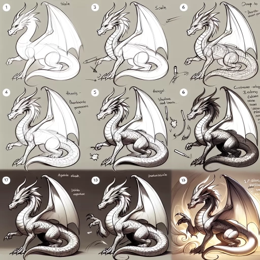 how to draw dragon