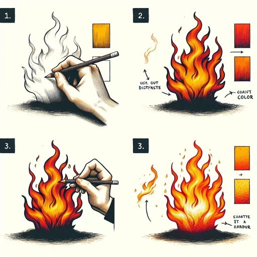 how to draw fire