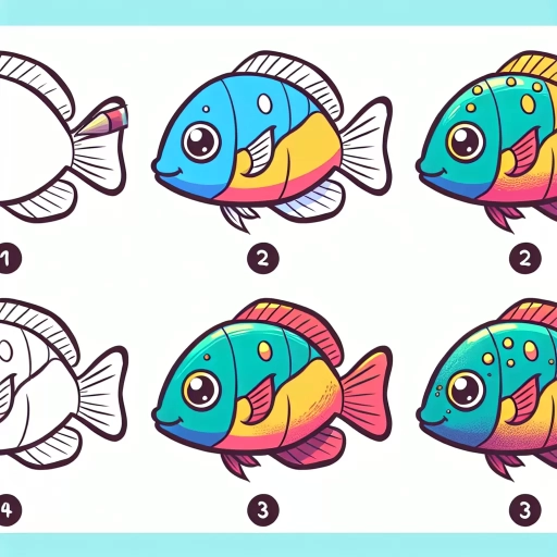 how to draw fish