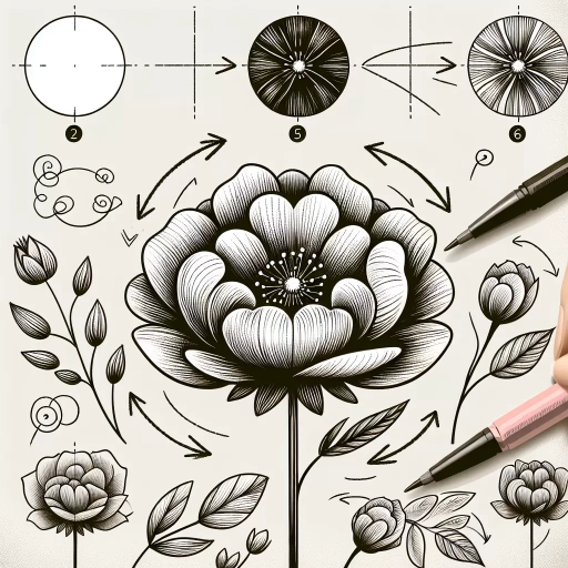 how to draw flowers