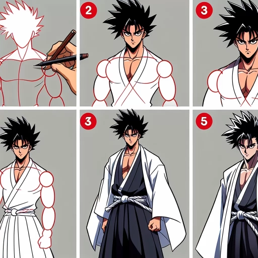 how to draw goku