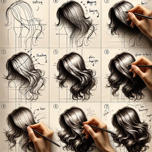 how to draw hair