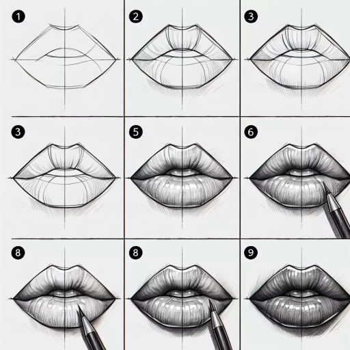 how to draw lips